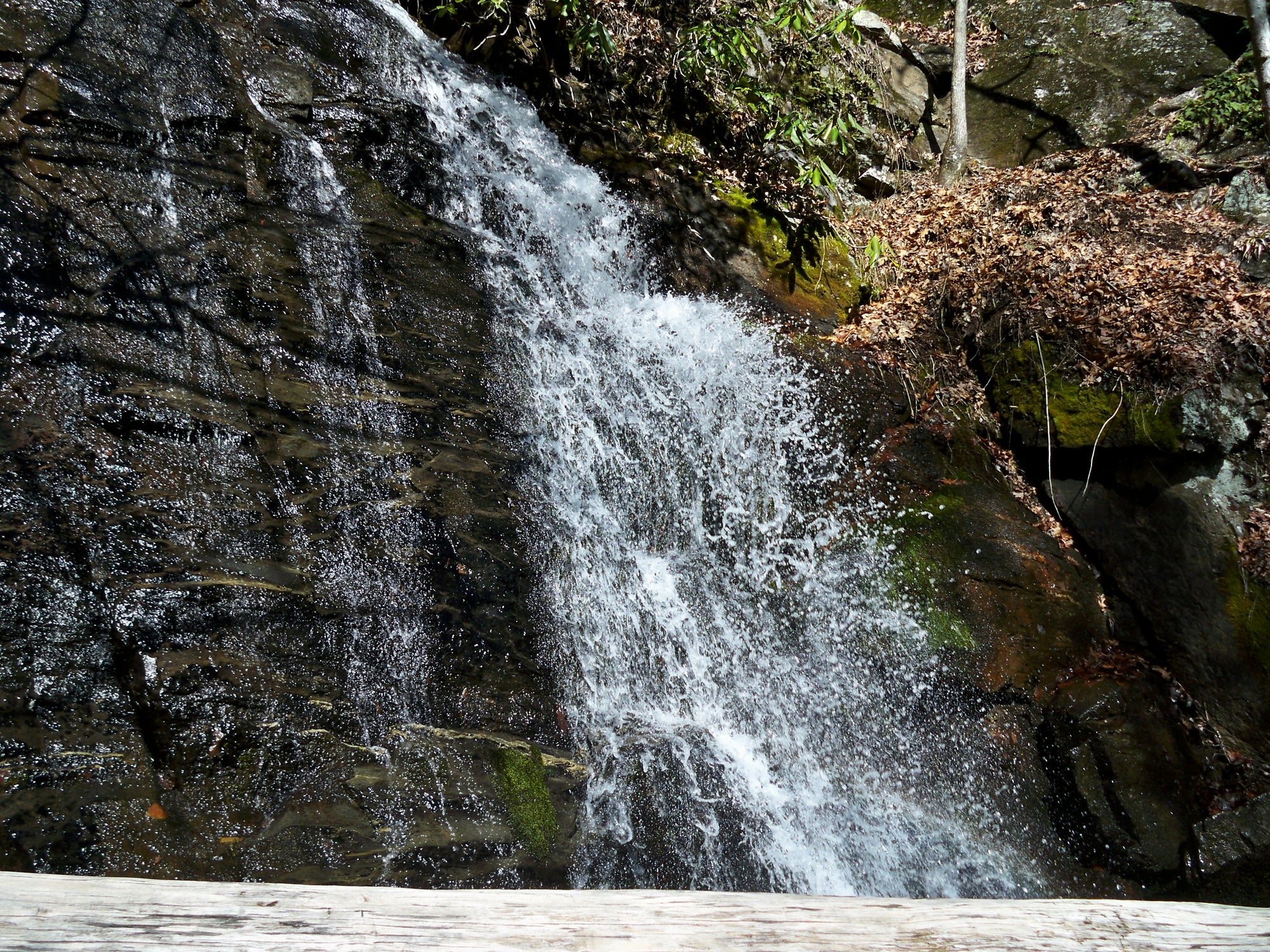 Ada-Hi Falls. Black Rock Mountain State Park in Rabun County Georgia