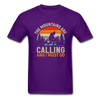 The Mountains are Calling and I must Go Unisex Classic T-Shirt - purple