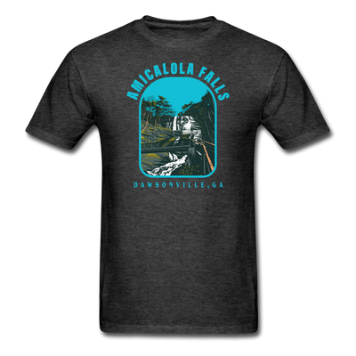 AMICALOLA FALLS WPA STYLE Unisex Classic T-Shirt - heather black