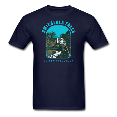 AMICALOLA FALLS WPA STYLE Unisex Classic T-Shirt - navy