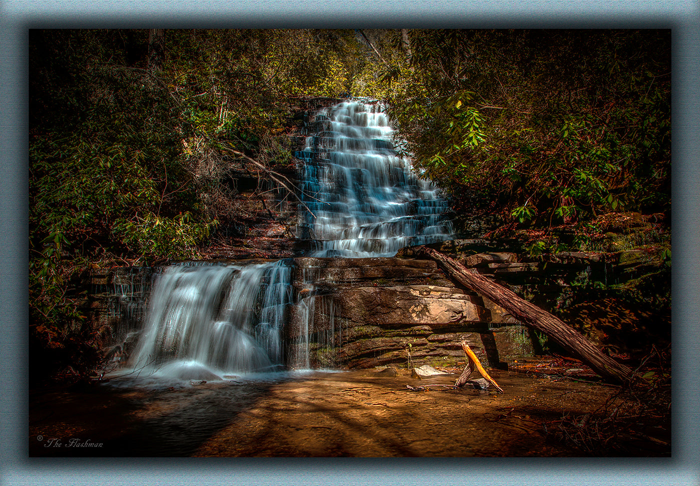 Angel Falls Angel Falls near lake Burton between Helen & Clayton, GA. Georgia Waterfall