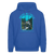 Amicalola Falls WPA Style Men's Hoodie - royal blue