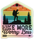 Hike More Worry Less  3" Holographic Sticker