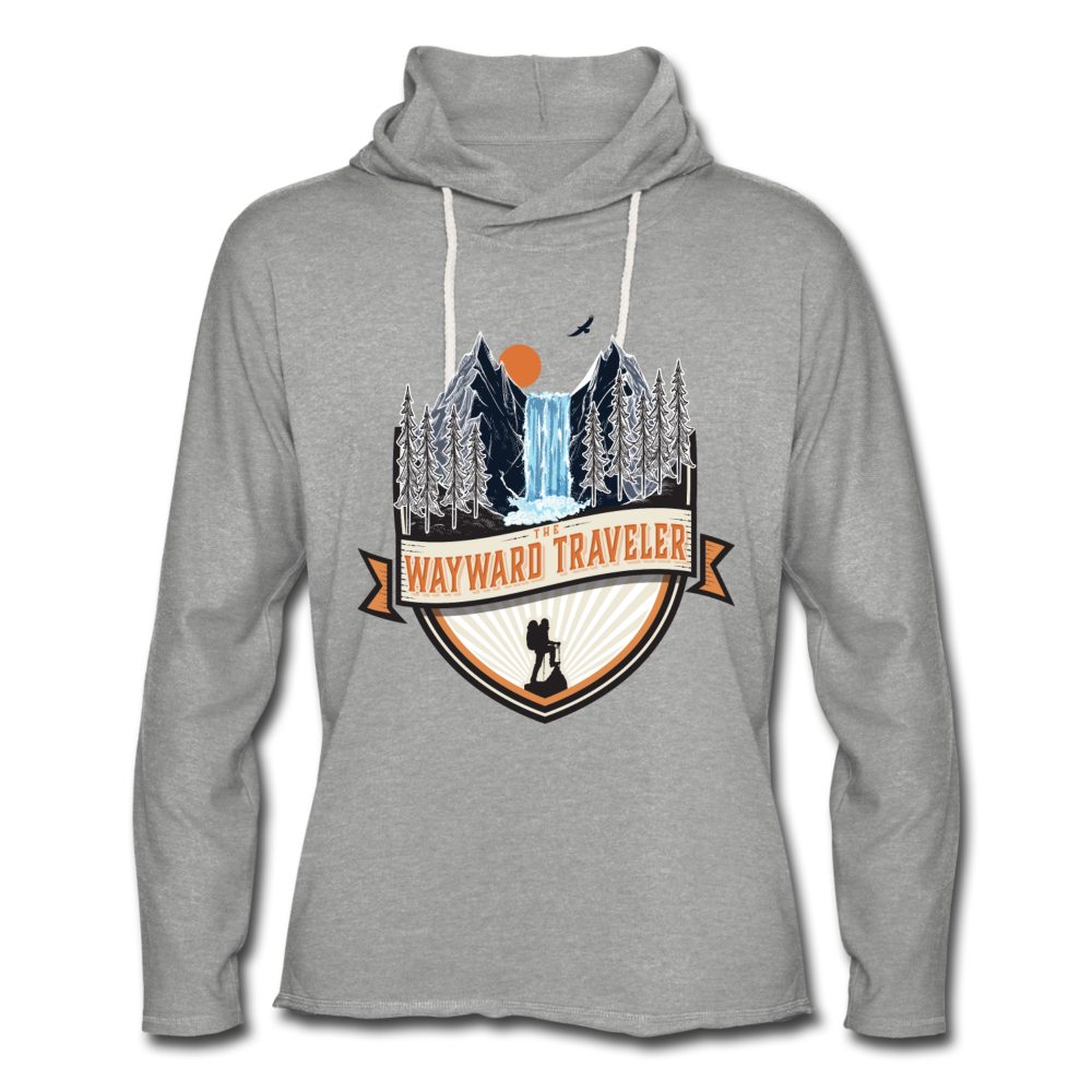 The Official Wayward Traveler Unisex Lightweight Hoodie - heather gray