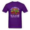 Sloth Hiking Team Unisex T-Shirt - purple