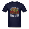 Sloth Hiking Team Unisex T-Shirt - navy