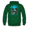 Amicalola Falls WPA Style Men's Hoodie - forest green