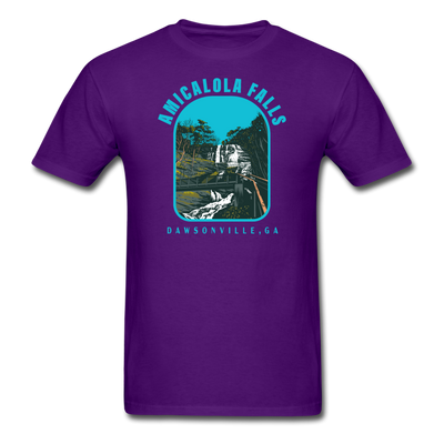 AMICALOLA FALLS WPA STYLE Unisex Classic T-Shirt - purple