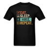 Eat Sleep Hike Repeat Unisex Classic T-Shirt - black